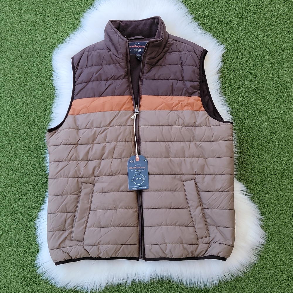Mens Original Weatherproof Vintage Puffer Vest - LARGE